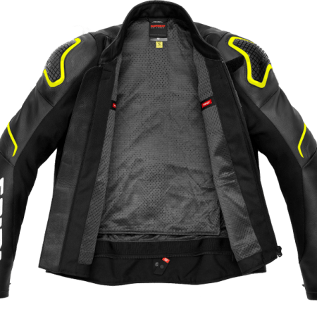 Spidi Evorider 2 Leather Jacket back open