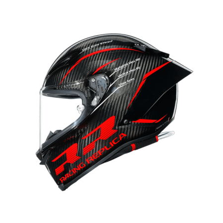AGV Pista GP RR ECE-DOT Multi - Performance Helmet Carbon/Red Race Replica left