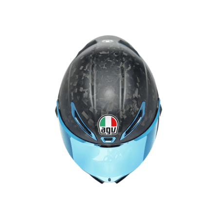 AGV Pista GP RR Special Edition - FUTURO CARBONIO FORGIATO/ ELETTRO IRIDIUM Helmet top