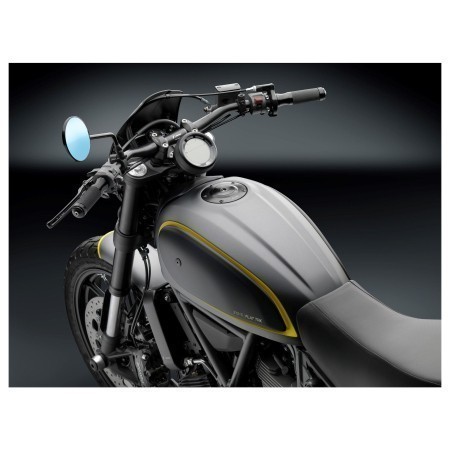 Rizoma Cafe Racer Fuel Gas Tank Caps for 2015-21 Ducati Scrambler