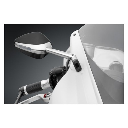 "Enhanced Visibility with Rizoma Veloce L Sport Mirrors"