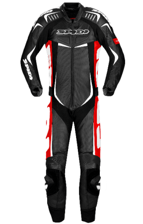Spidi Track Wind Pro Perforated Pro Leather Suit black red