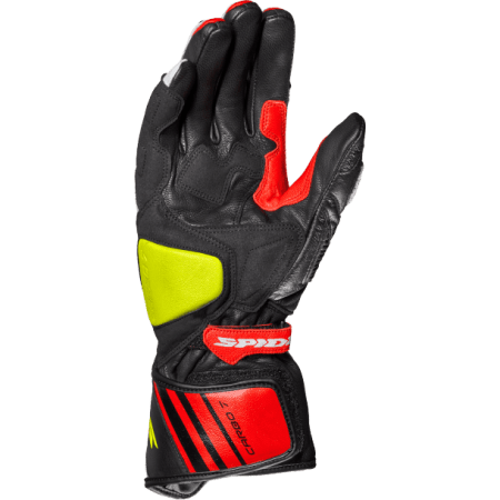 Spidi CARBO 7 Motorcycle Riding Leather Gloves back
