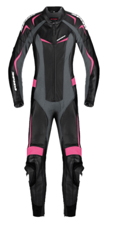 Spidi Track Wind Pro Perforated Pro Leather Suit black red back
