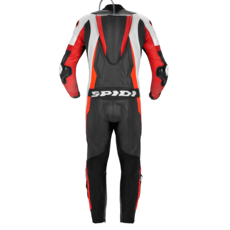 Spidi Sport Warrior Perforated Pro Leather Suit red back