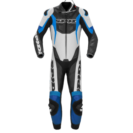 Spidi Sport Warrior Perforated Pro Leather Suit blue/white