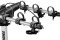 Thule Helium Pro - Hanging Hitch Bike Rack w/HitchSwitch Tilt-Down - Silver