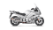 Akrapovic Slip-On Exhaust Yamaha FJR1300 2016-2021 - (MPN # S-Y13SO3-HT)
