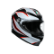AGV K6 Flash DOT (ECE) Multi Mplk - Matt Black/ Grey/ Red Helmet