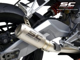 SC Project Stainless Steel full CRT exhaust system for Aprilia RS660, Tuono 660