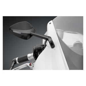 Rizoma Veloce L Sport Mirrors with integrated turn signal for motorcycle